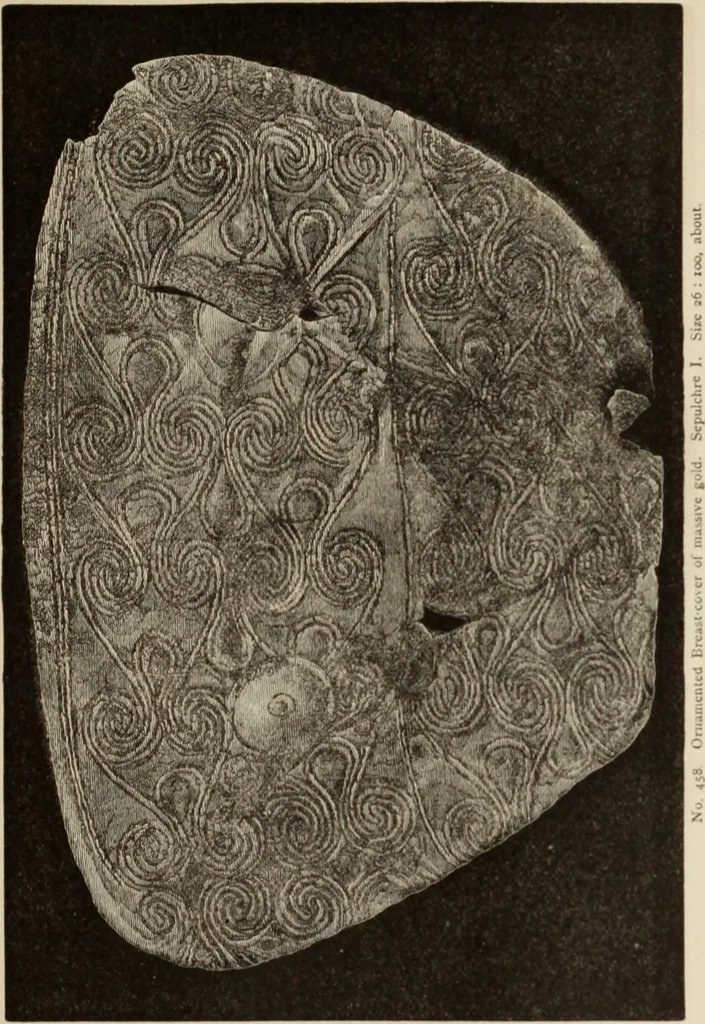 An illustration from Mycen©Œ : a narrative of researches and discoveries at Mycen©Œ and Tiryns, 1878, leaf 390