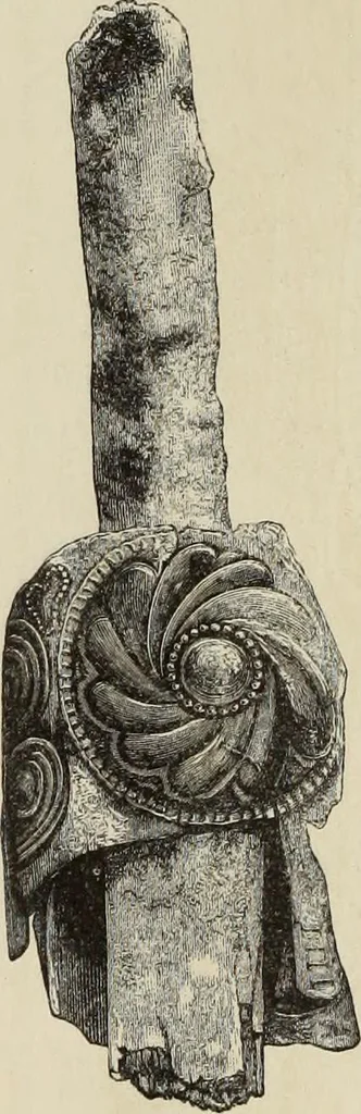 An illustration from Mycen©Œ : a narrative of researches and discoveries at Mycen©Œ and Tiryns, 1878, leaf 391
