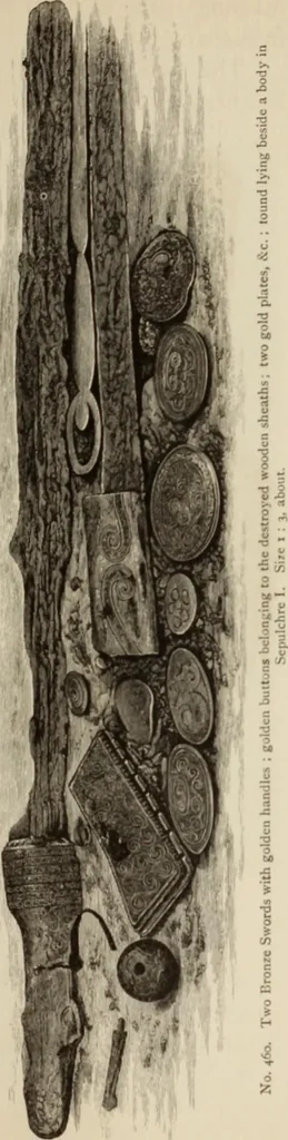 An illustration from Mycen©Œ : a narrative of researches and discoveries at Mycen©Œ and Tiryns, 1878, leaf 392