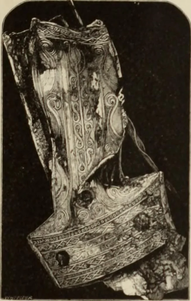 An illustration from Mycen©Œ : a narrative of researches and discoveries at Mycen©Œ and Tiryns, 1878, leaf 396