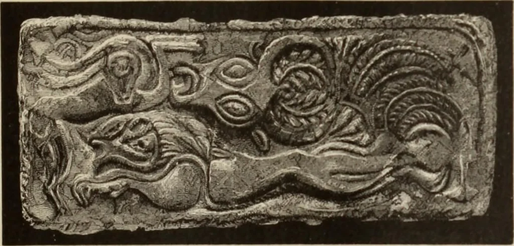 An illustration from Mycen©Œ : a narrative of researches and discoveries at Mycen©Œ and Tiryns, 1878, leaf 398