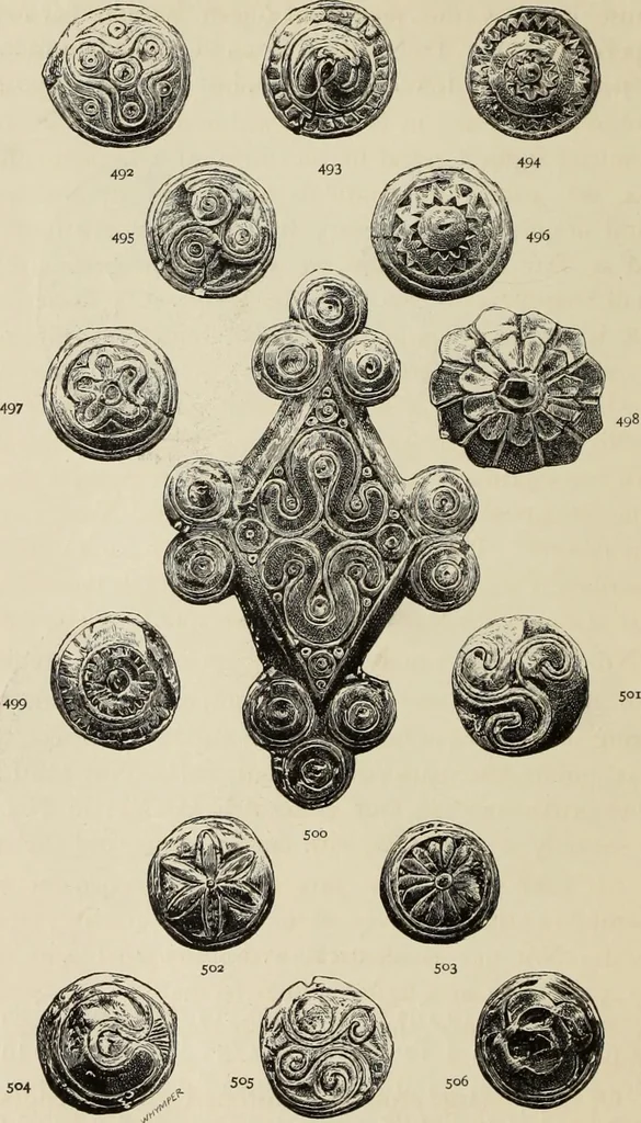 An illustration from Mycen©Œ : a narrative of researches and discoveries at Mycen©Œ and Tiryns, 1878, leaf 413