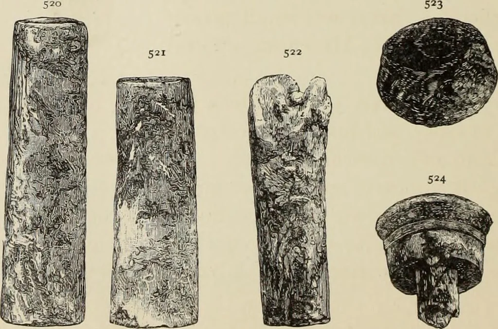 An illustration from Mycen©Œ : a narrative of researches and discoveries at Mycen©Œ and Tiryns, 1878, leaf 417