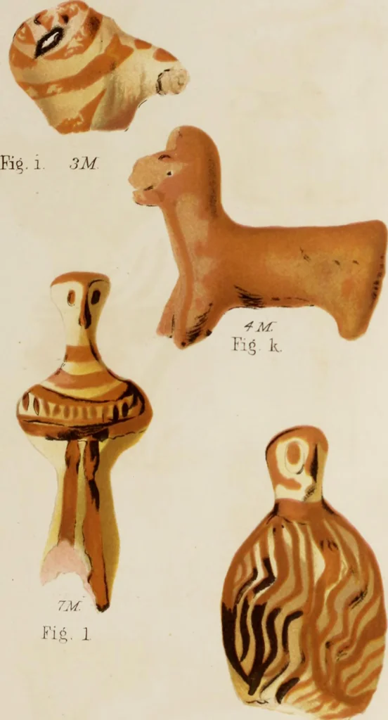 An illustration from Mycen©Œ : a narrative of researches and discoveries at Mycen©Œ and Tiryns, 1878, leaf 478
