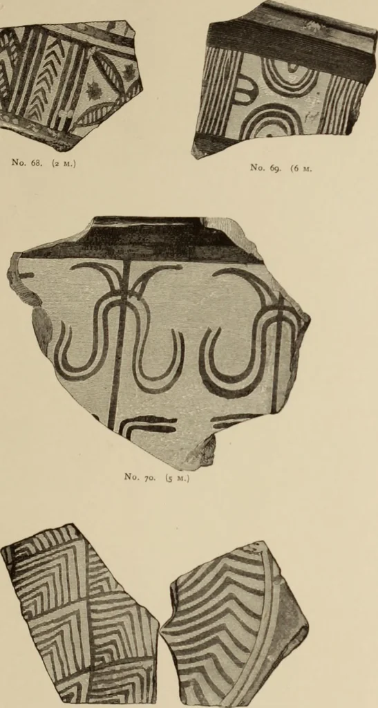 An illustration from Mycen©Œ : a narrative of researches and discoveries at Mycen©Œ and Tiryns, 1878, leaf 494