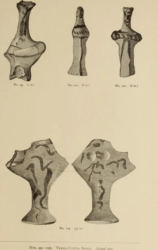 An illustration from Mycen©Œ : a narrative of researches and discoveries at Mycen©Œ and Tiryns, 1878, leaf 502