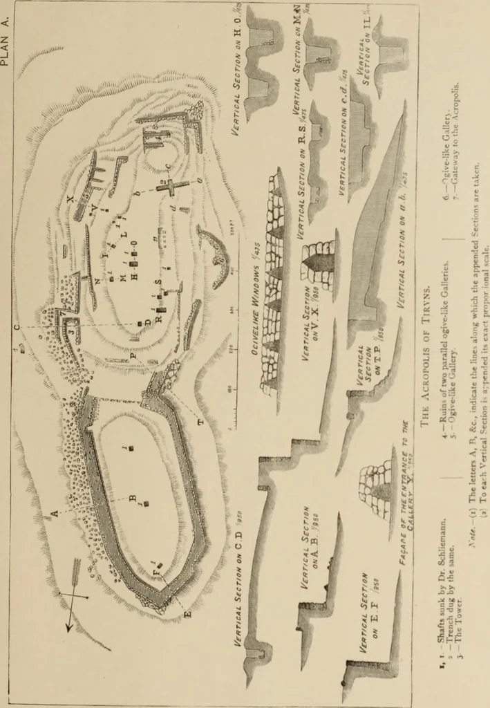 An illustration from Mycen©Œ : a narrative of researches and discoveries at Mycen©Œ and Tiryns, 1878, leaf 510