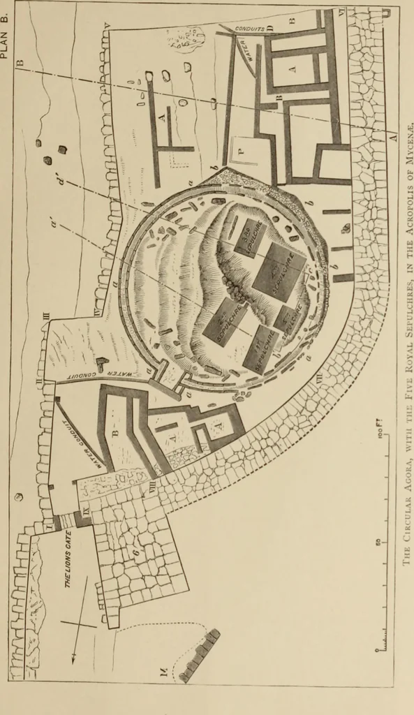 An illustration from Mycen©Œ : a narrative of researches and discoveries at Mycen©Œ and Tiryns, 1878, leaf 512