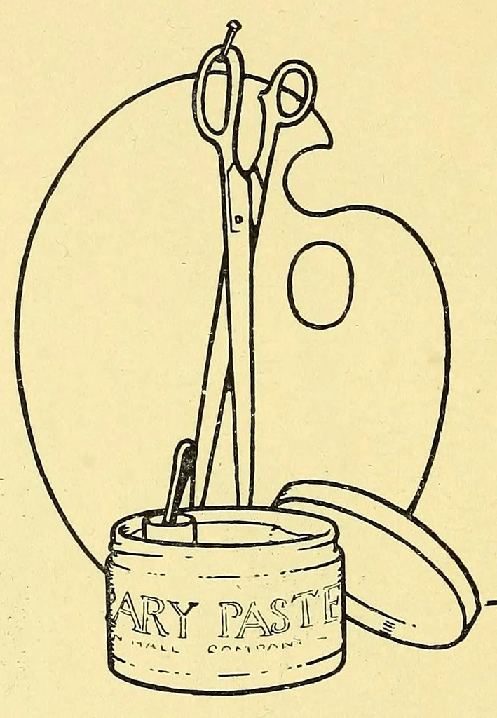 An illustration from My chums in caricature, a burlesque gallery, 1909, leaf 16