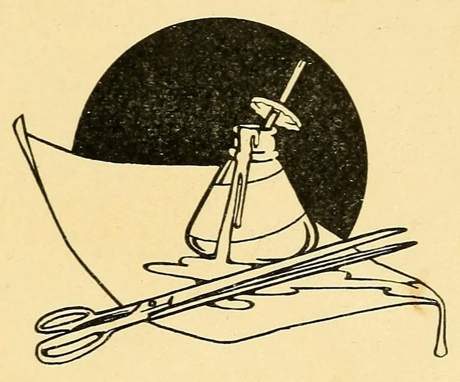 An illustration from My chums in caricature, a burlesque gallery, 1909, leaf 5
