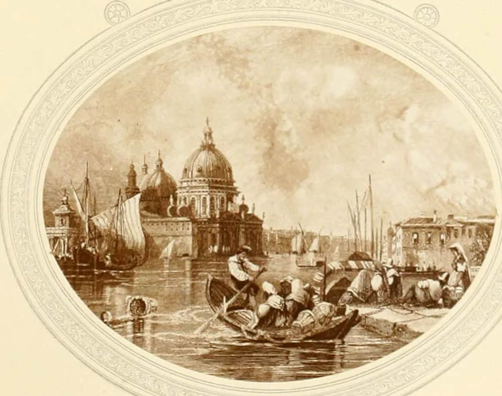 An illustration from My lady's cabinet, decorated with drawings and miniatures, 1873, leaf 100