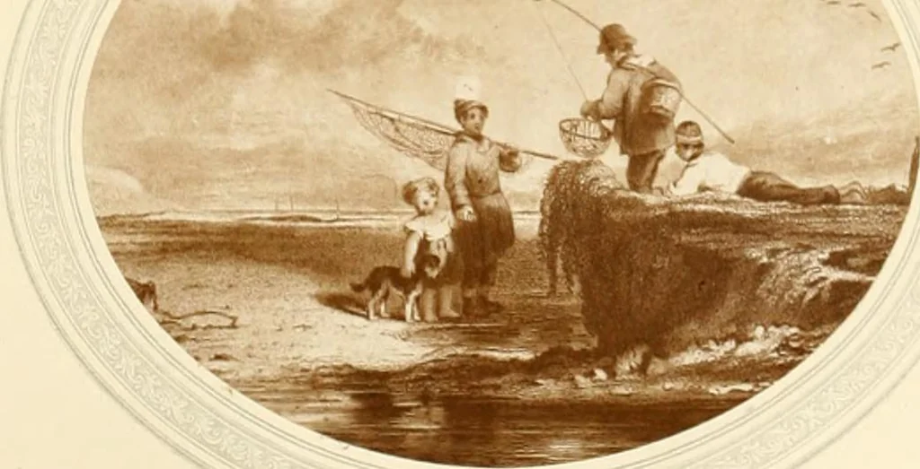 An illustration from My lady's cabinet, decorated with drawings and miniatures, 1873, leaf 104
