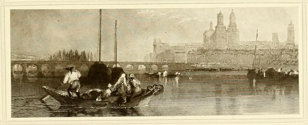 An illustration from My lady's cabinet, decorated with drawings and miniatures, 1873, leaf 12