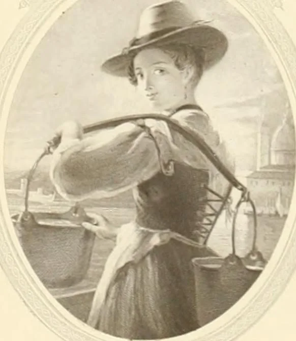 An illustration from My lady's cabinet, decorated with drawings and miniatures, 1873, leaf 12