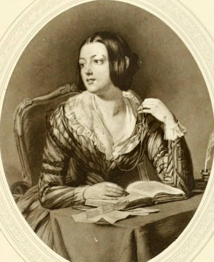An illustration from My lady's cabinet, decorated with drawings and miniatures, 1873, leaf 28