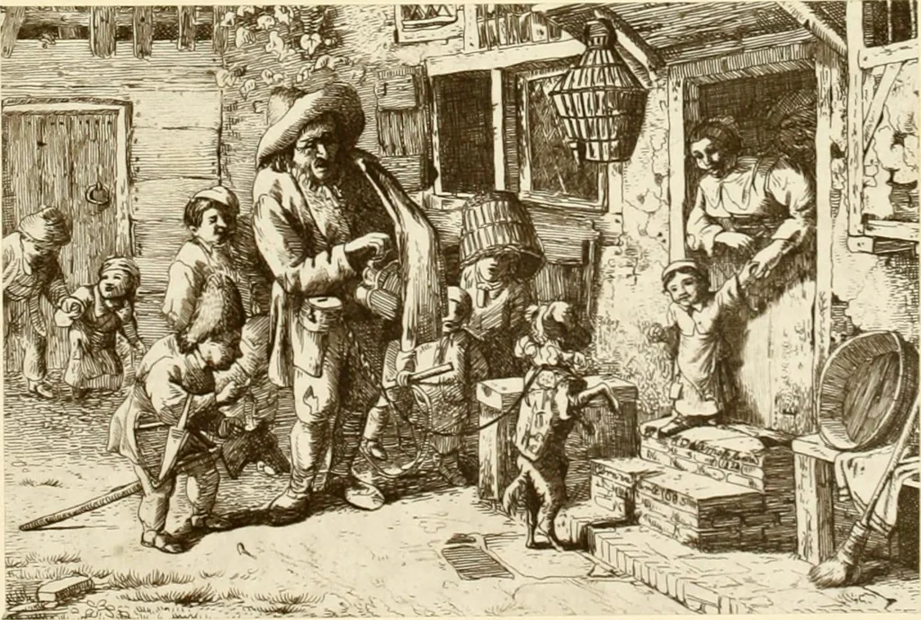 An illustration from My lady's cabinet, decorated with drawings and miniatures, 1873, leaf 40