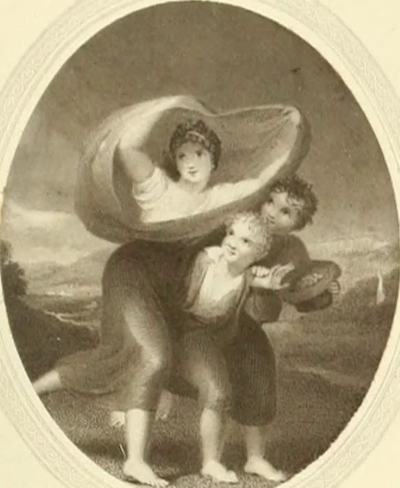 An illustration from My lady's cabinet, decorated with drawings and miniatures, 1873, leaf 44
