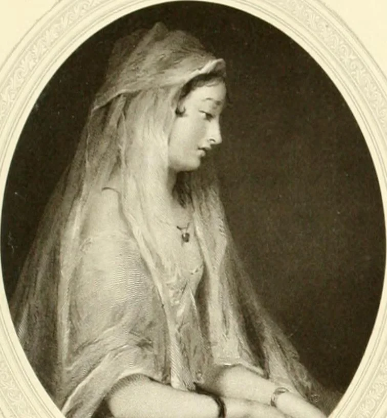 An illustration from My lady's cabinet, decorated with drawings and miniatures, 1873, leaf 56