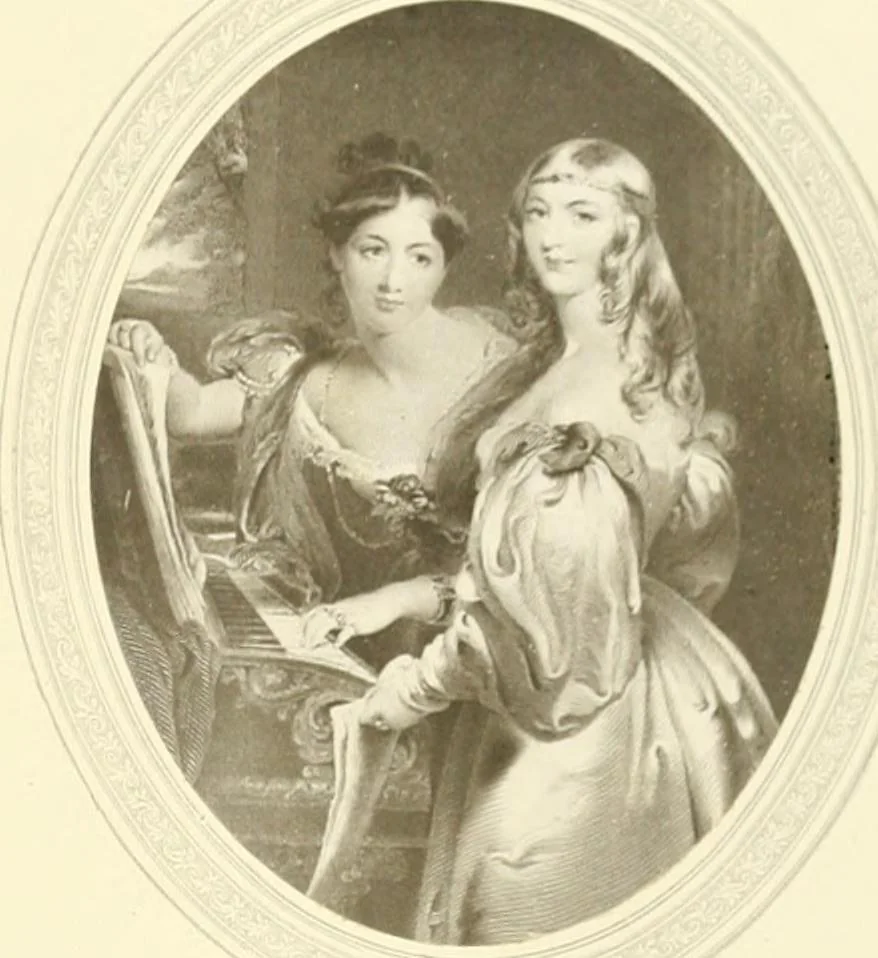 An illustration from My lady's cabinet, decorated with drawings and miniatures, 1873, leaf 56