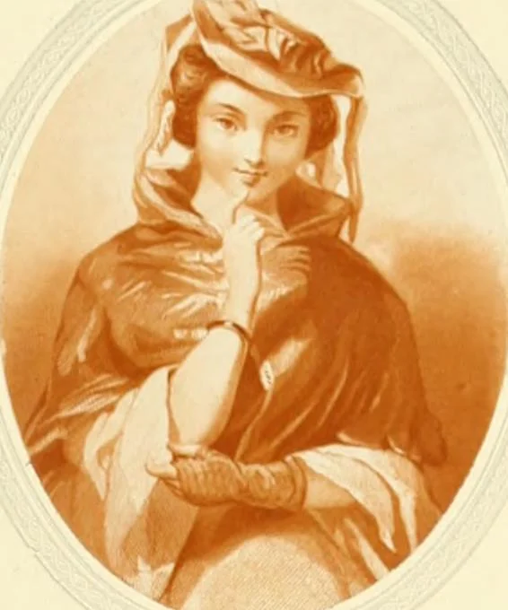 An illustration from My lady's cabinet, decorated with drawings and miniatures, 1873, leaf 60