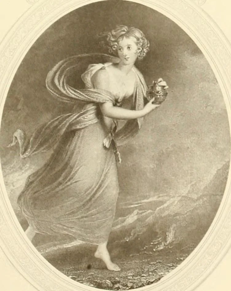 An illustration from My lady's cabinet, decorated with drawings and miniatures, 1873, leaf 60