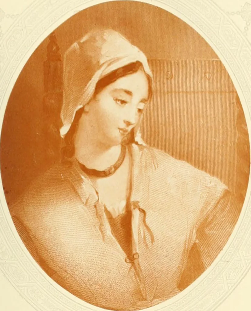 An illustration from My lady's cabinet, decorated with drawings and miniatures, 1873, leaf 64