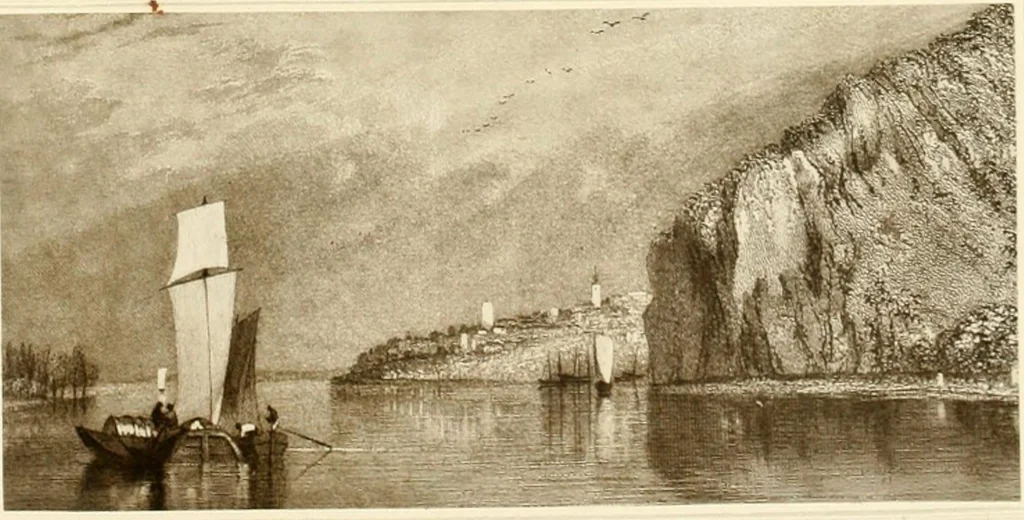 An illustration from My lady's cabinet, decorated with drawings and miniatures, 1873, leaf 64