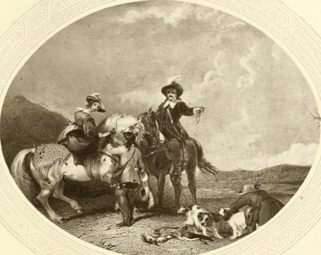 An illustration from My lady's cabinet, decorated with drawings and miniatures, 1873, leaf 68