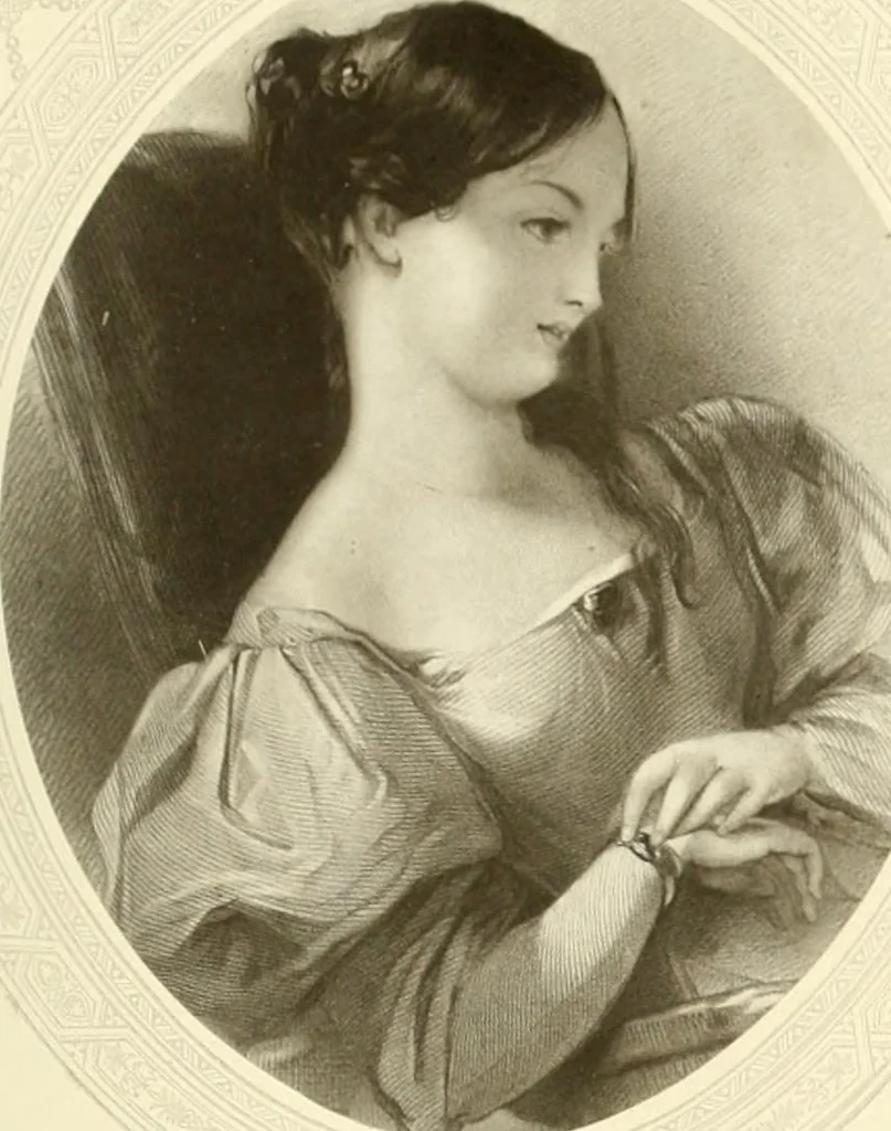 An illustration from My lady's cabinet, decorated with drawings and miniatures, 1873, leaf 72