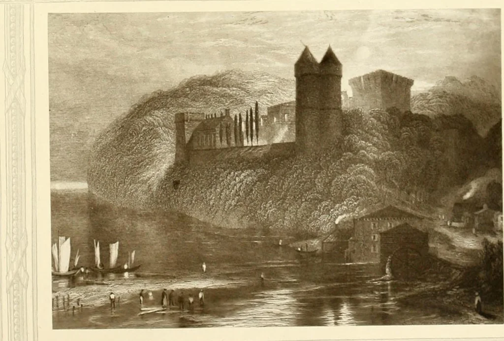 An illustration from My lady's cabinet, decorated with drawings and miniatures, 1873, leaf 72