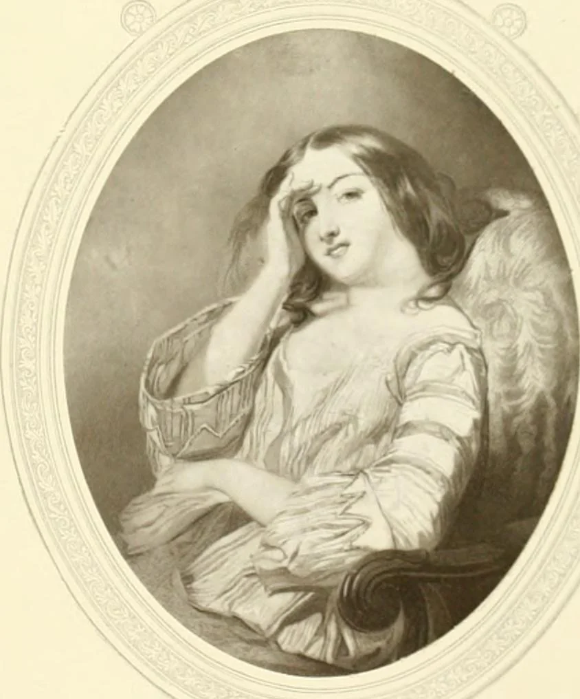 An illustration from My lady's cabinet, decorated with drawings and miniatures, 1873, leaf 84