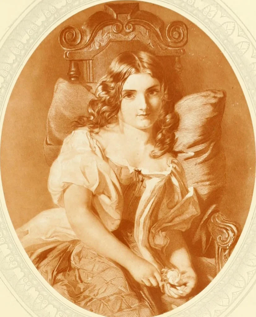 An illustration from My lady's cabinet, decorated with drawings and miniatures, 1873, leaf 88