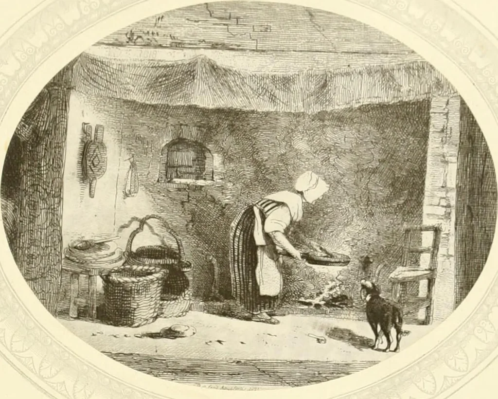 An illustration from My lady's cabinet, decorated with drawings and miniatures, 1873, leaf 92