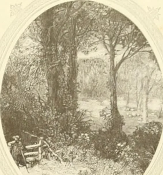 An illustration from My lady's cabinet, decorated with drawings and miniatures, 1873, leaf 96