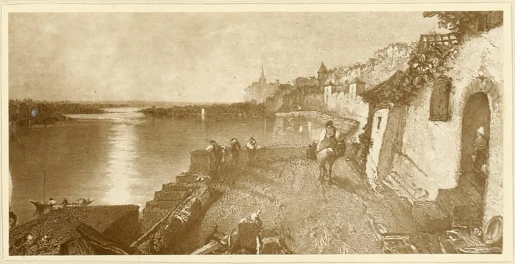 An illustration from My lady's cabinet, decorated with drawings and miniatures, 1873, leaf 96