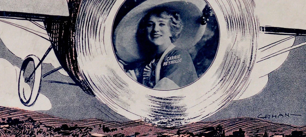 An illustration from My little loving aero man, 1912, leaf 1