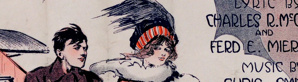 An illustration from My little loving aero man, 1912, leaf 1