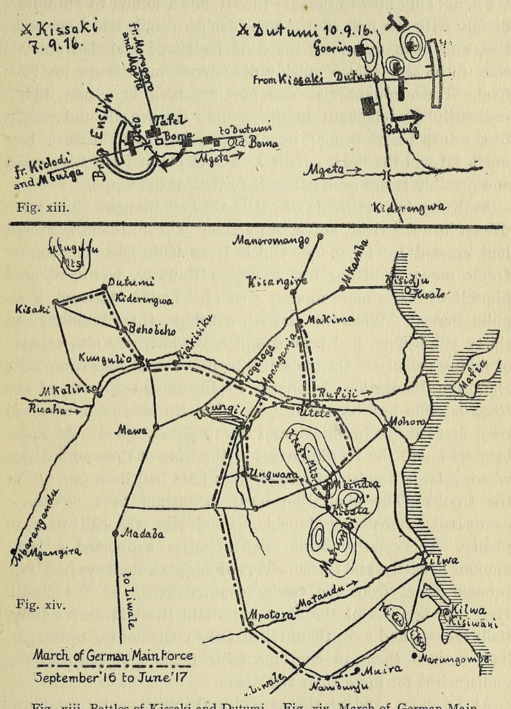 An illustration from My reminiscences of East Africa, 1920, leaf 191