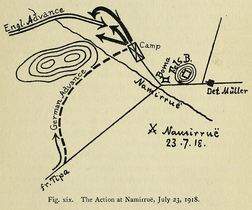 An illustration from My reminiscences of East Africa, 1920, leaf 321
