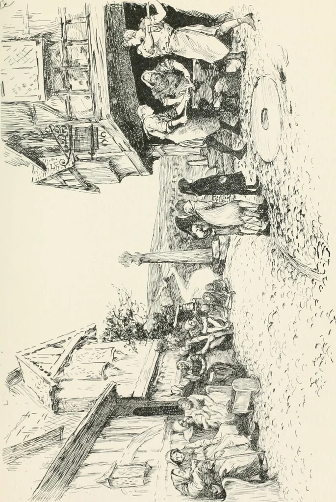 An illustration from My school and my gospel, 1908, leaf 172