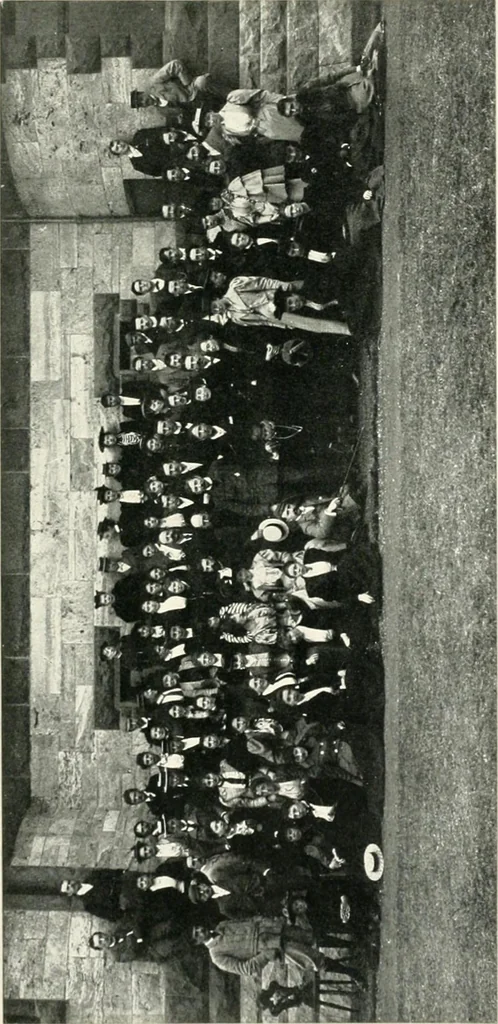 An illustration from My school and my gospel, 1908, leaf 18