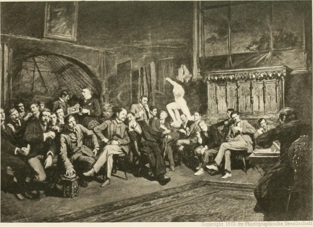 An illustration from My school and my gospel, 1908, leaf 232