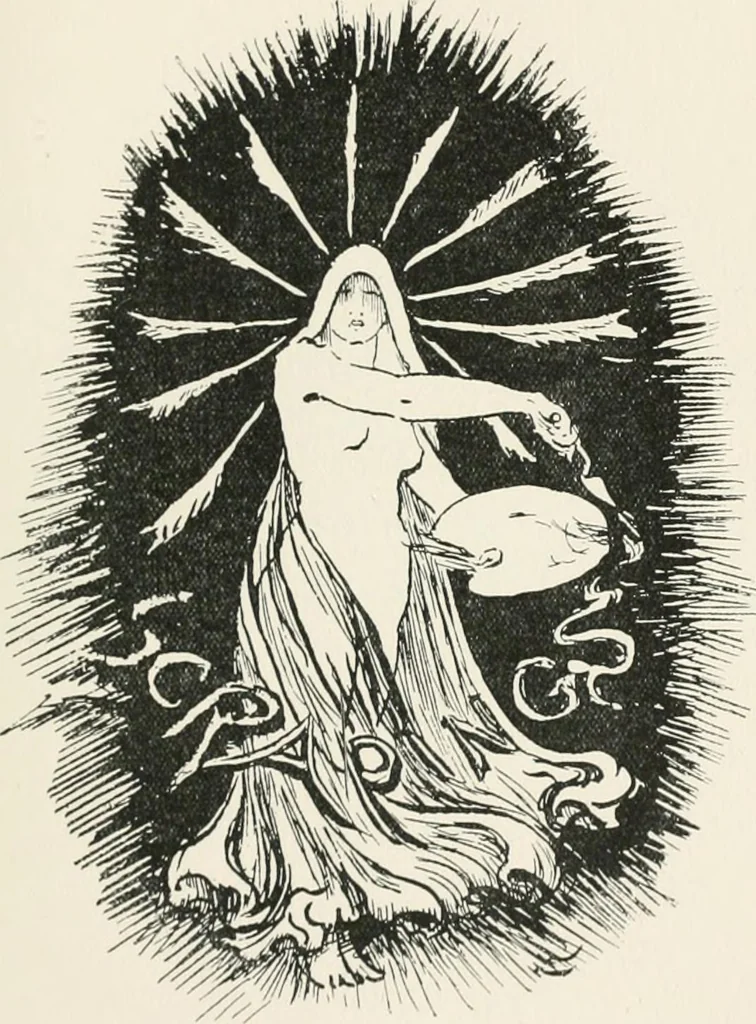 An illustration from My school and my gospel, 1908, leaf 38