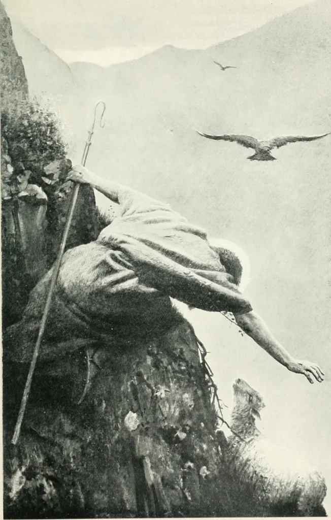 An illustration from My school and my gospel, 1908, leaf 54