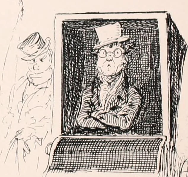 An illustration from My sketchbook : v. 1 Pentonville, 1834, leaf 22