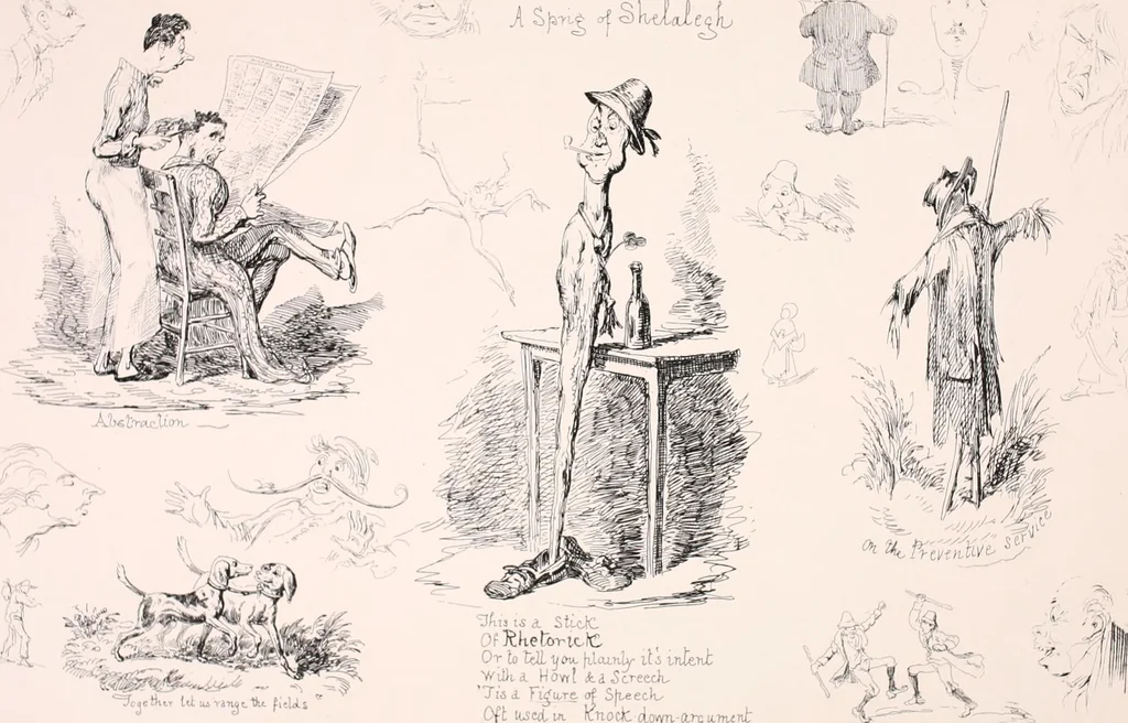 An illustration from My sketchbook : v. 1 Pentonville, 1834, leaf 36