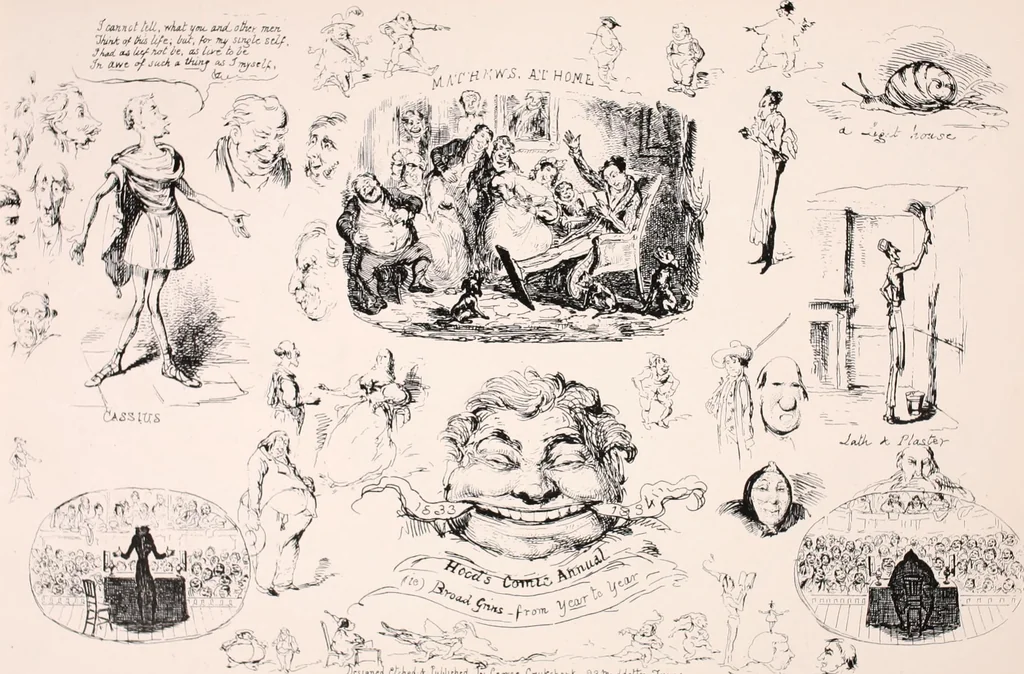 An illustration from My sketchbook : v. 1 Pentonville, 1834, leaf 42