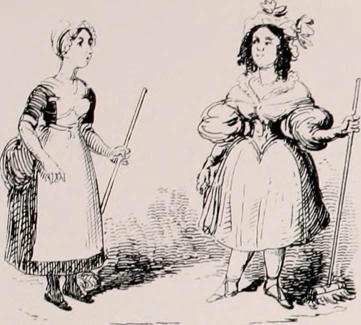 An illustration from My sketchbook : v. 1 Pentonville, 1834, leaf 54