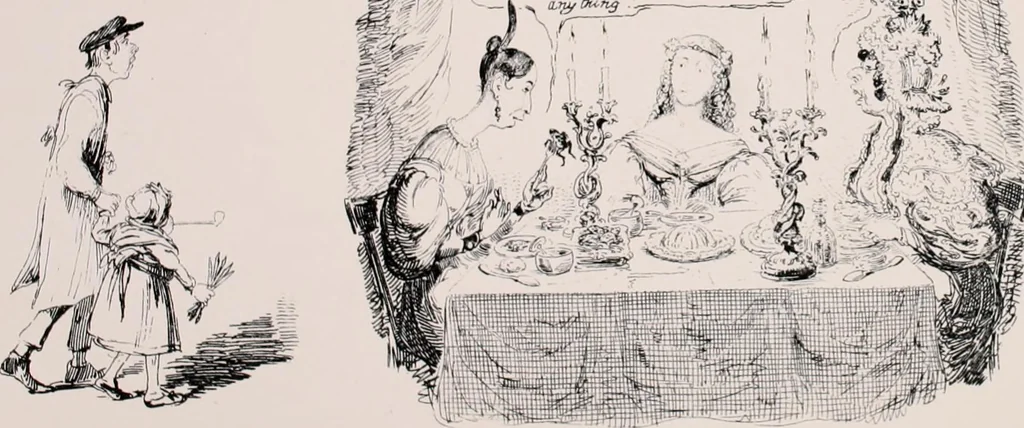 An illustration from My sketchbook : v. 1 Pentonville, 1834, leaf 54
