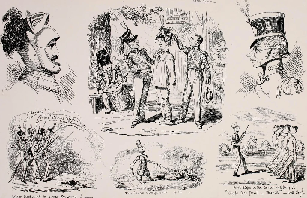 An illustration from My sketchbook : v. 1 Pentonville, 1834, leaf 56